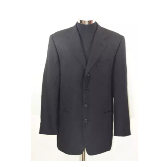 Givenchy Other - Givenchy Black Blazer 41R Wolsted Wool